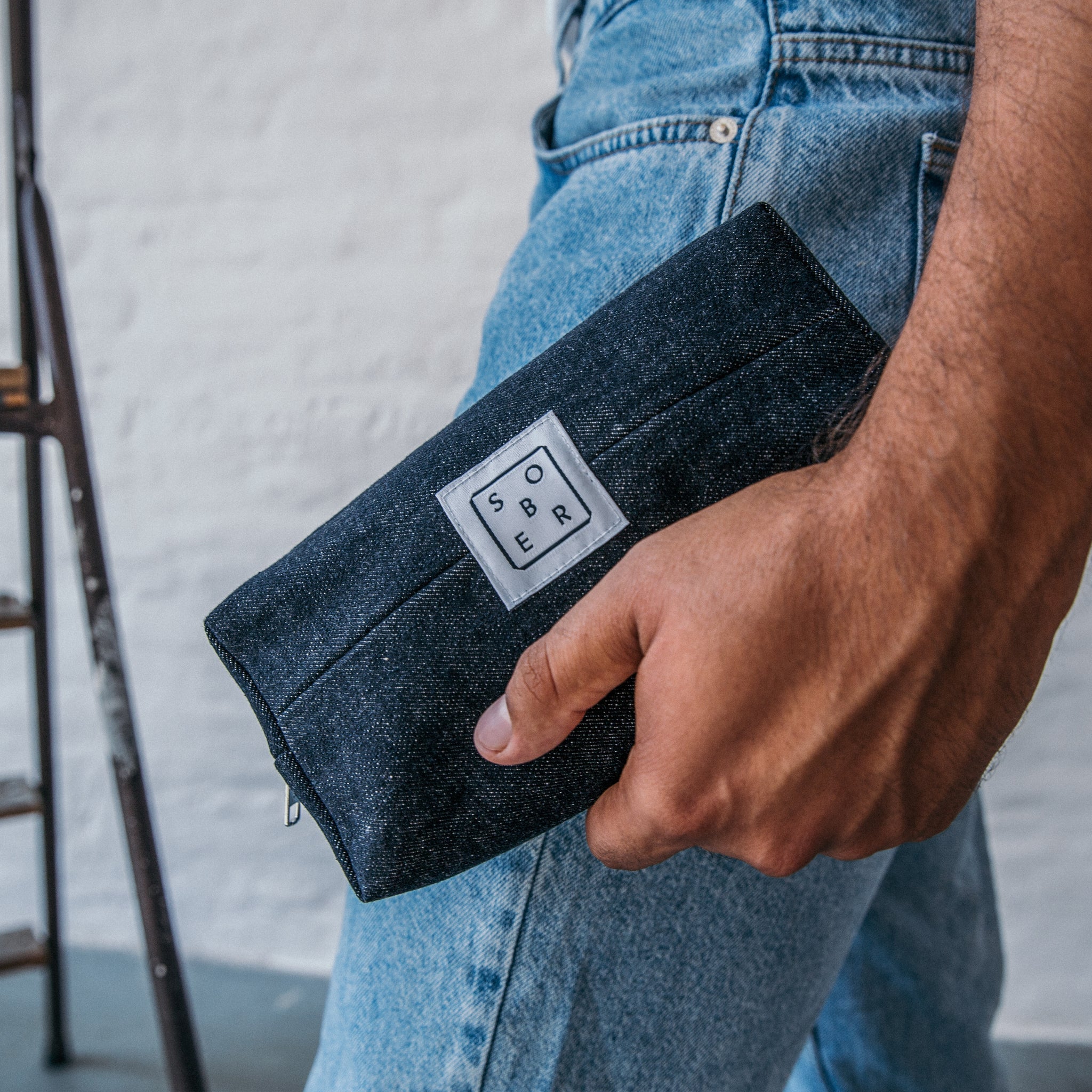 Denim Kosmetiktasche