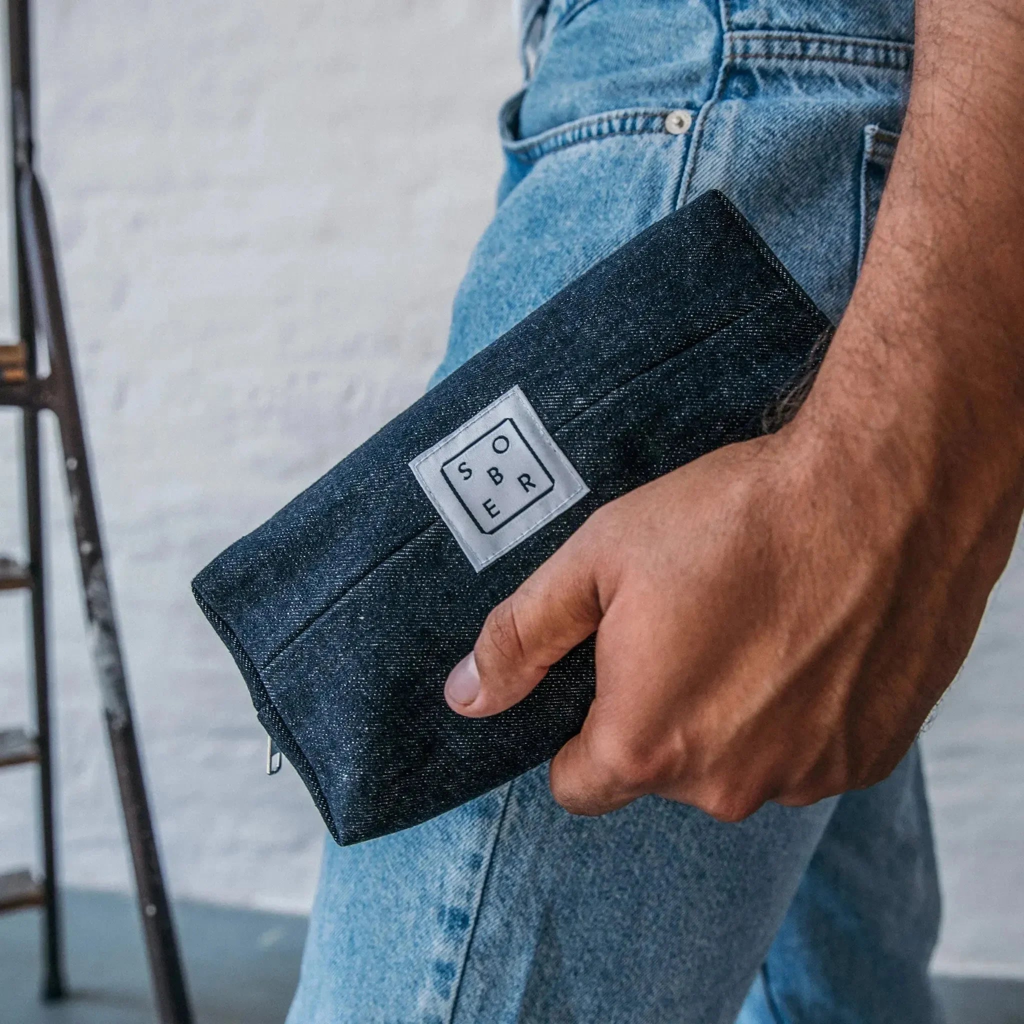 Denim Kosmetiktasche