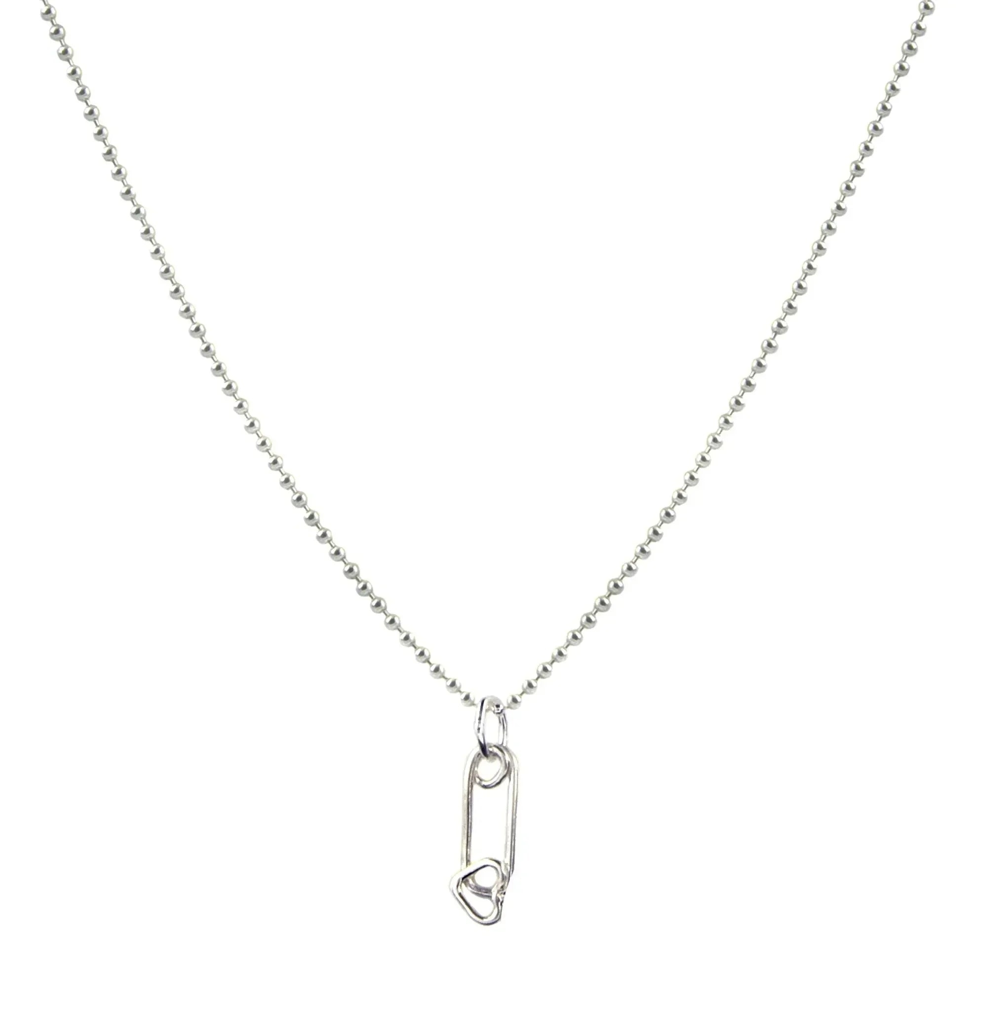 Halskette Carina, Springklammer, Silber