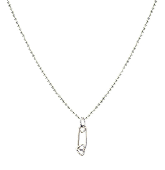 Halskette Carina, Springklammer, Silber