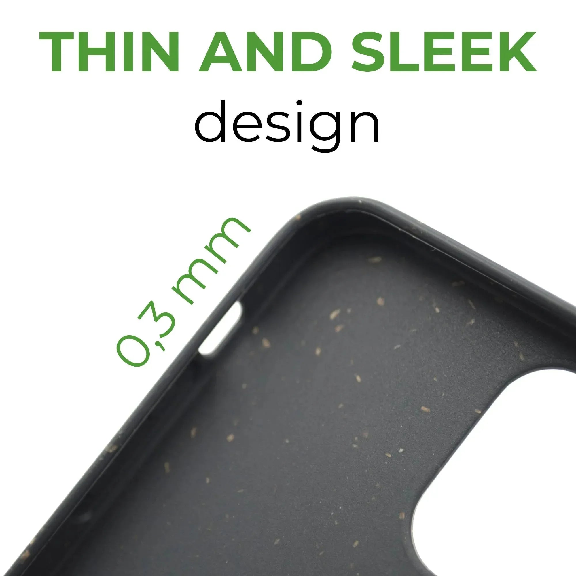 iPhone Case "Blacky", biologisch abbaubar