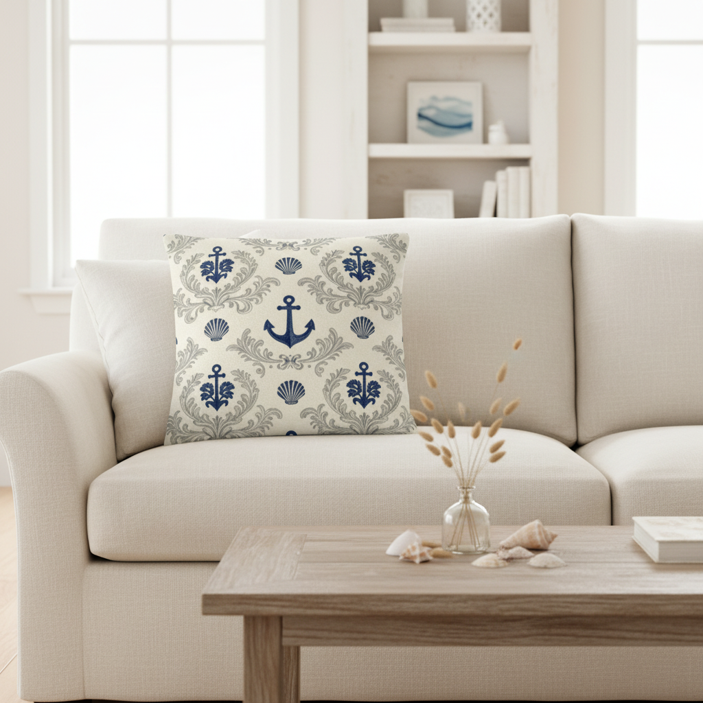 Maritime Kissen | Deko-Kissen mit formstabiler Füllung | Wende-Motiv