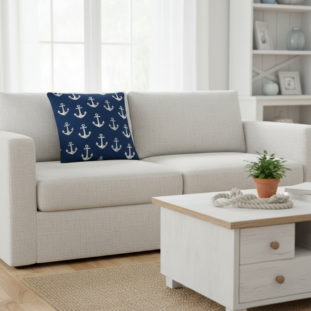Maritime Kissen | Deko-Kissen mit formstabiler Füllung | Wende-Motiv