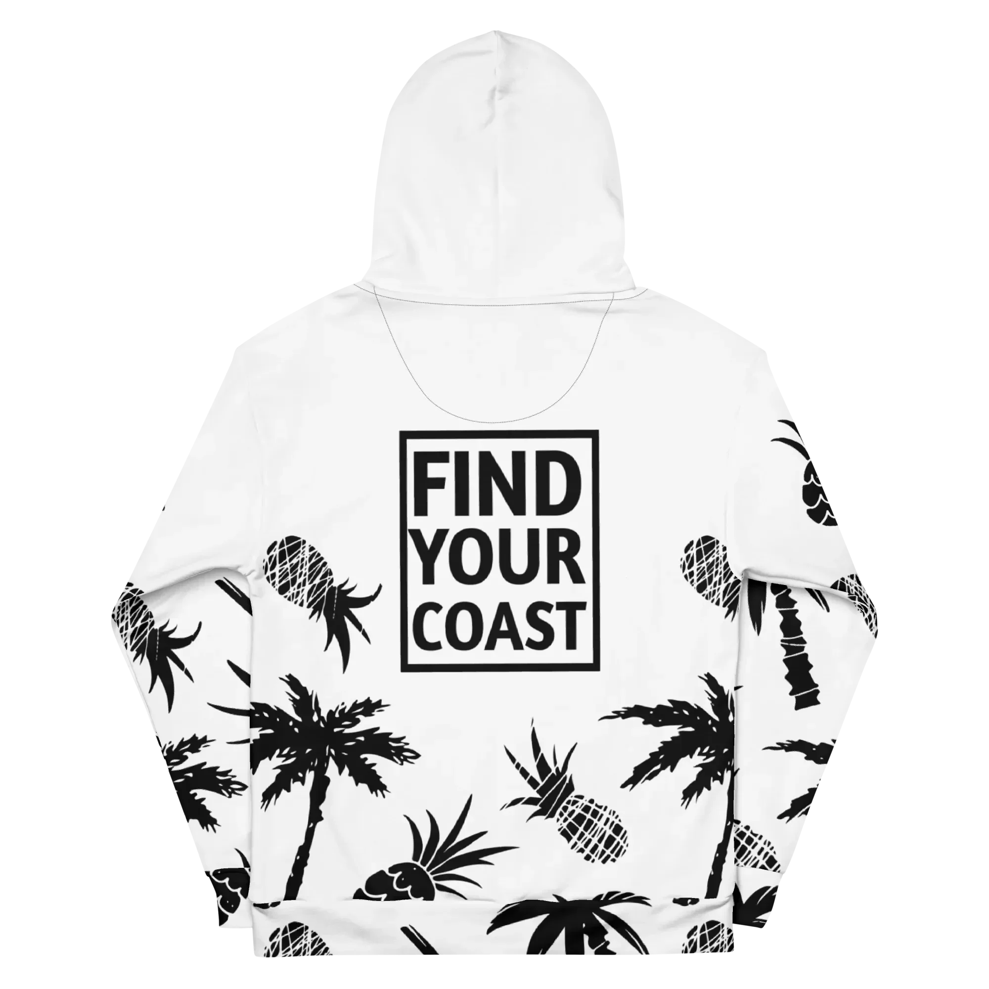 "Find Your Coast®" Coconutty Recycled Hoodie