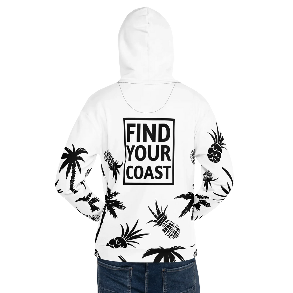 "Find Your Coast®" Coconutty Recycled Hoodie