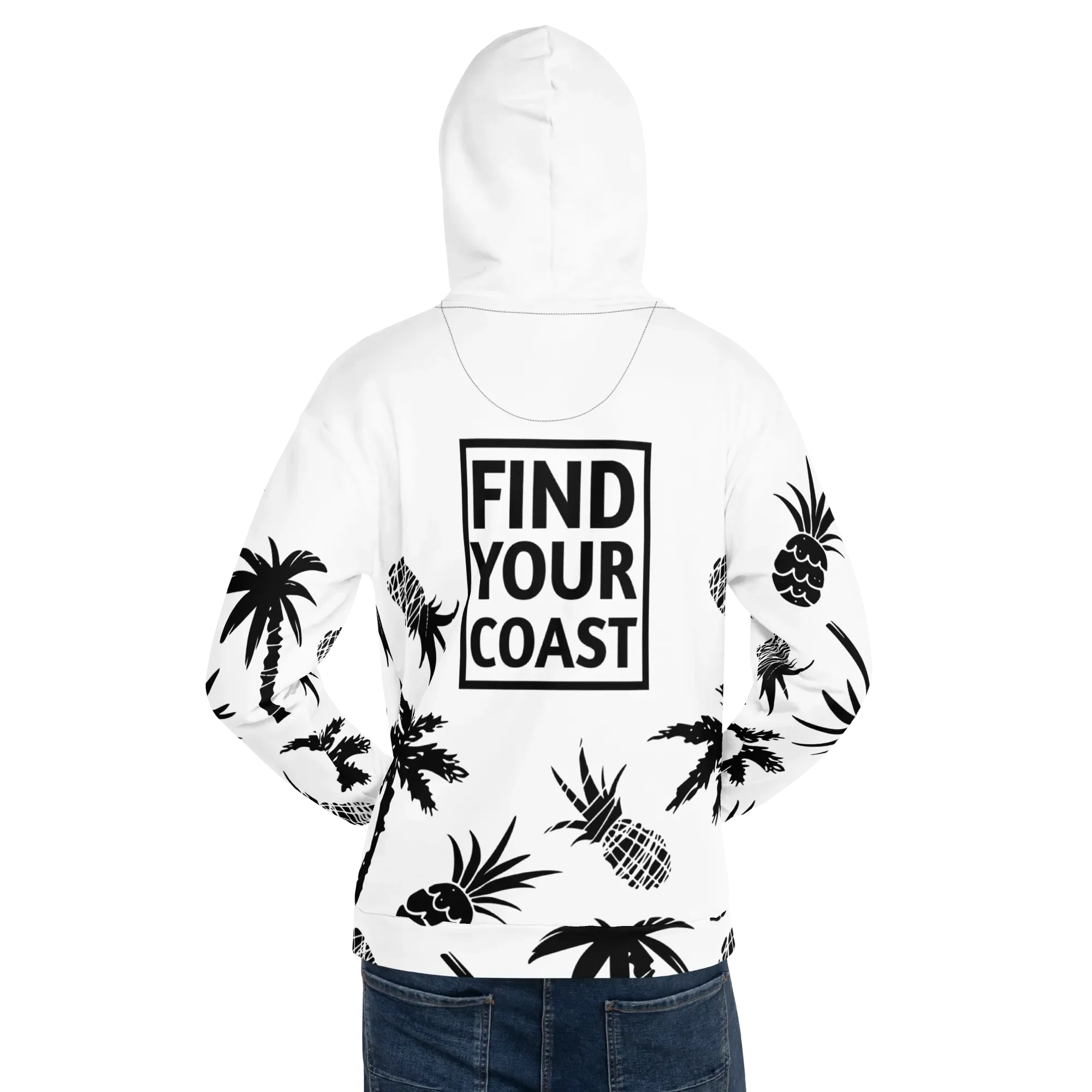 "Find Your Coast®" Coconutty Recycled Hoodie