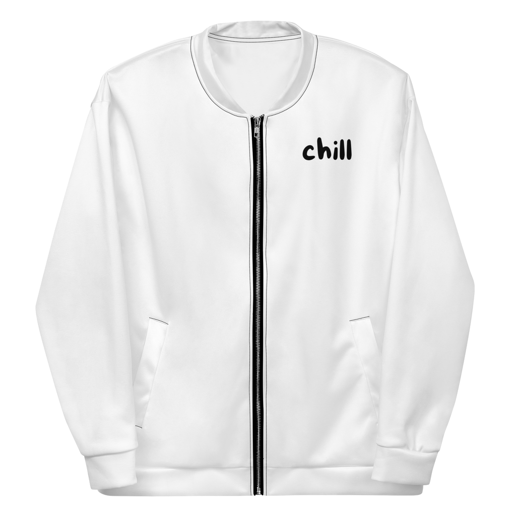 "Chill" Fleecejacke - Dein Statement für Freizeit & Outdoor - Weiß - flyliving