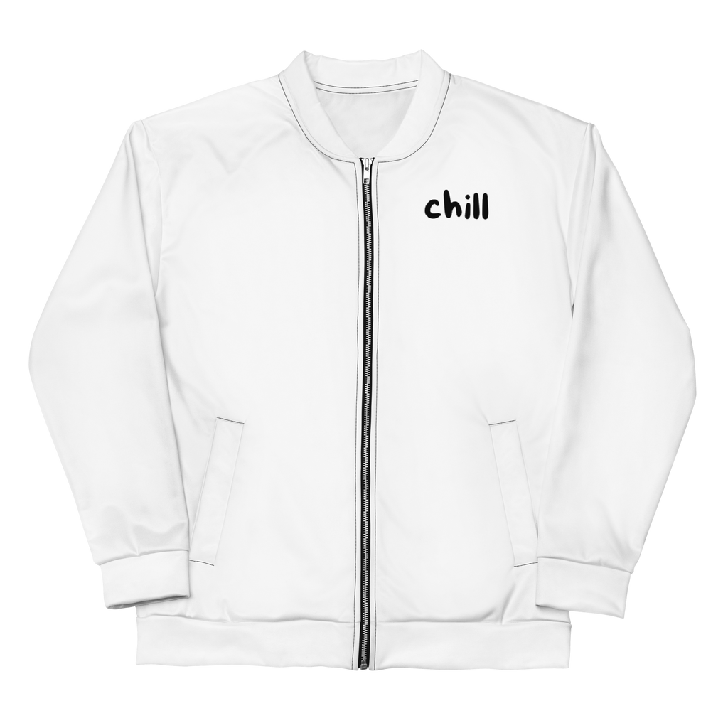 "Chill" Fleecejacke - Dein Statement für Freizeit & Outdoor - Weiß - flyliving