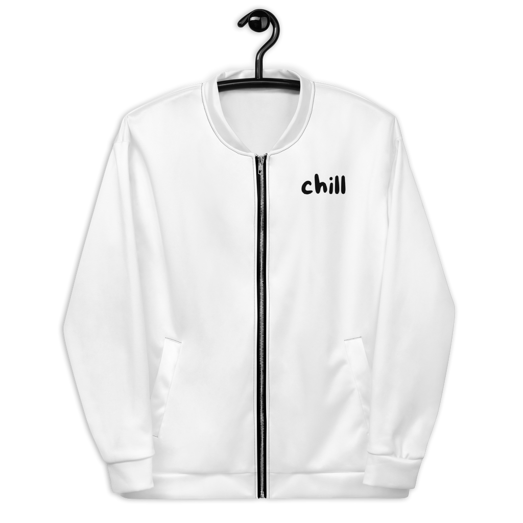 "Chill" Fleecejacke - Dein Statement für Freizeit & Outdoor - Weiß - flyliving