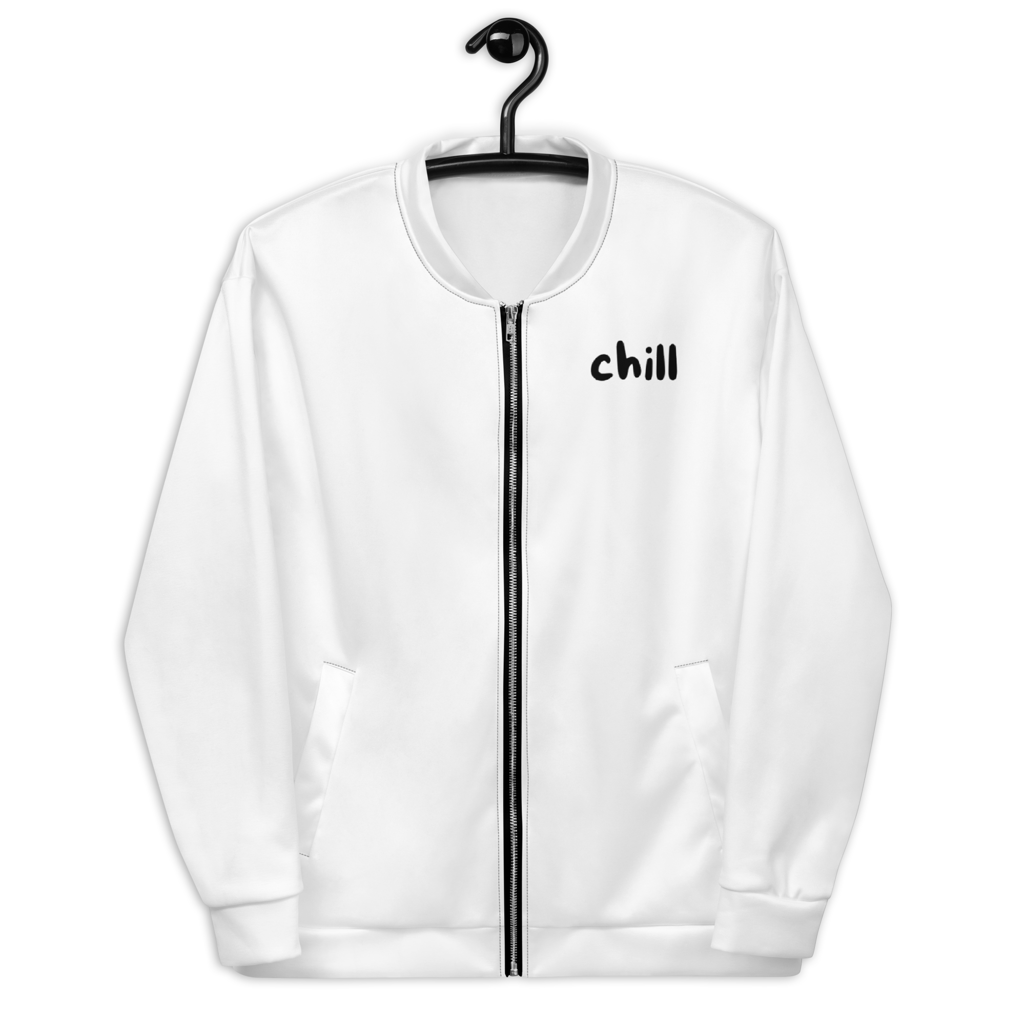 "Chill" Fleecejacke - Dein Statement für Freizeit & Outdoor - Weiß - flyliving