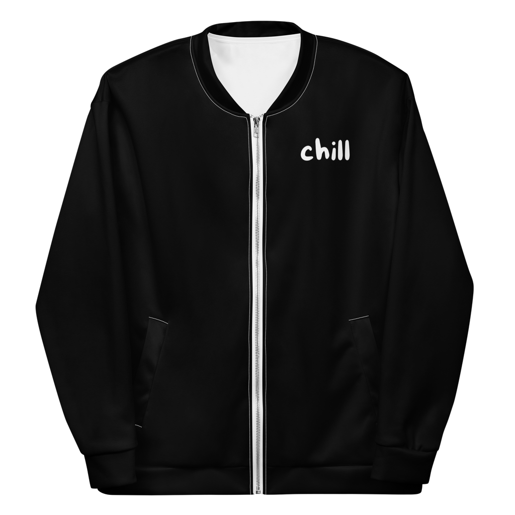"Chill" Fleecejacke - Dein Statement für Freizeit & Outdoor - Schwarz - flyliving