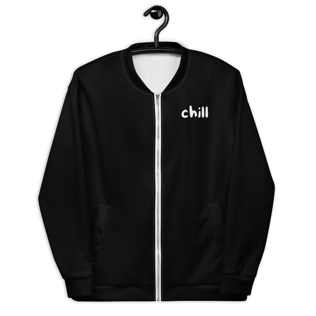 "Chill" Fleecejacke - Dein Statement für Freizeit & Outdoor - Schwarz - flyliving