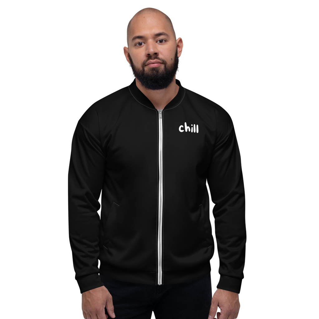 "Chill" Fleecejacke - Dein Statement für Freizeit & Outdoor - Schwarz - flyliving
