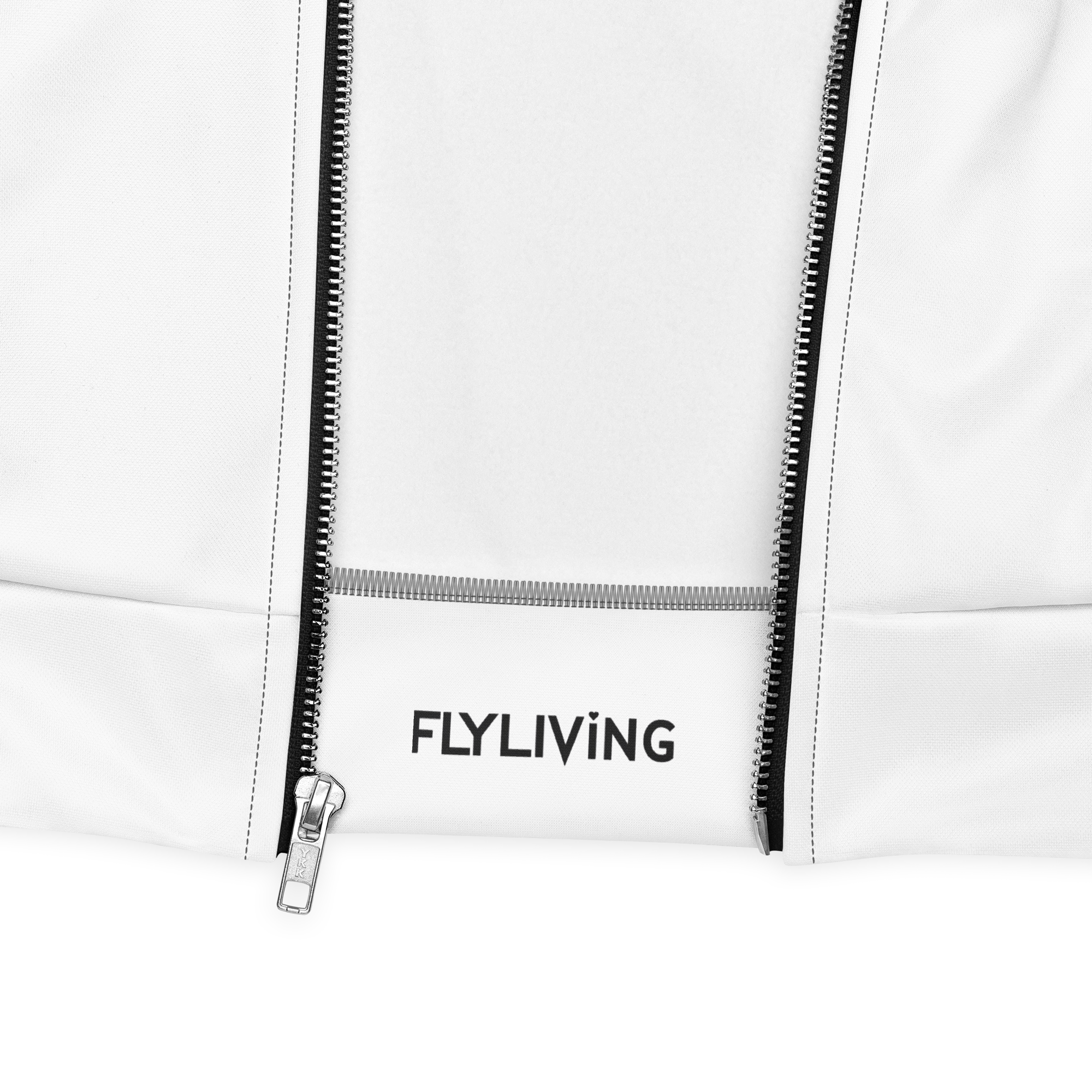 "Chill" Fleecejacke - Dein Statement für Freizeit & Outdoor - Weiß - flyliving