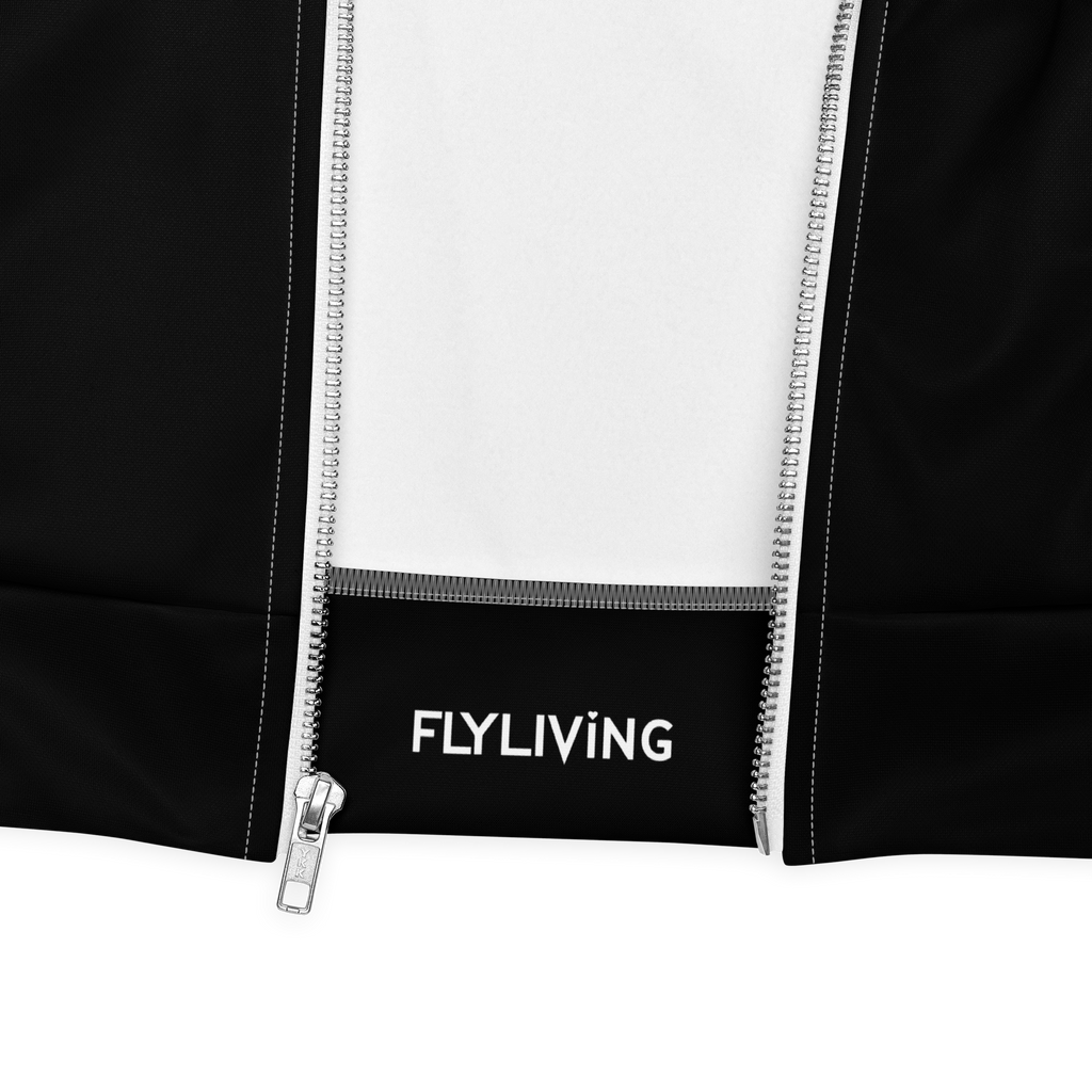 "Chill" Fleecejacke - Dein Statement für Freizeit & Outdoor - Schwarz - flyliving