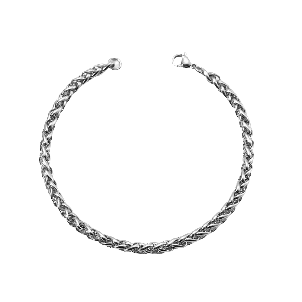 Armband "Cuba Libre", schlicht, silber, unisex - Armband - flyliving