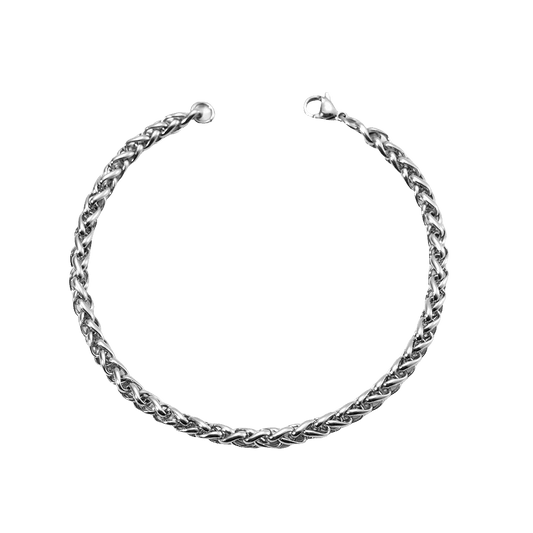 Armband "Cuba Libre", schlicht, silber, unisex - Armband - flyliving