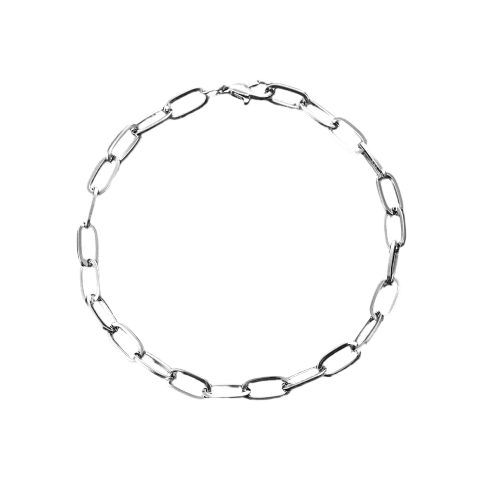 Armband "Luise", Gliederkette, silber, unisex - Armband - flyliving