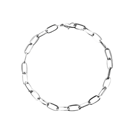 Armband "Luise", Gliederkette, silber, unisex - Armband - flyliving