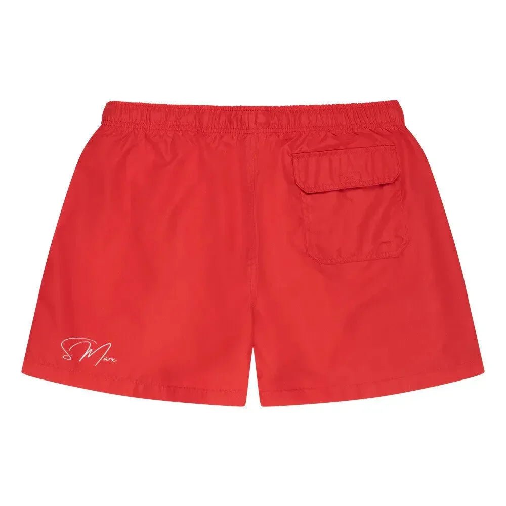 Badehose "better bendy than trendy", verschiedene Ausführungen - Rot - flyliving