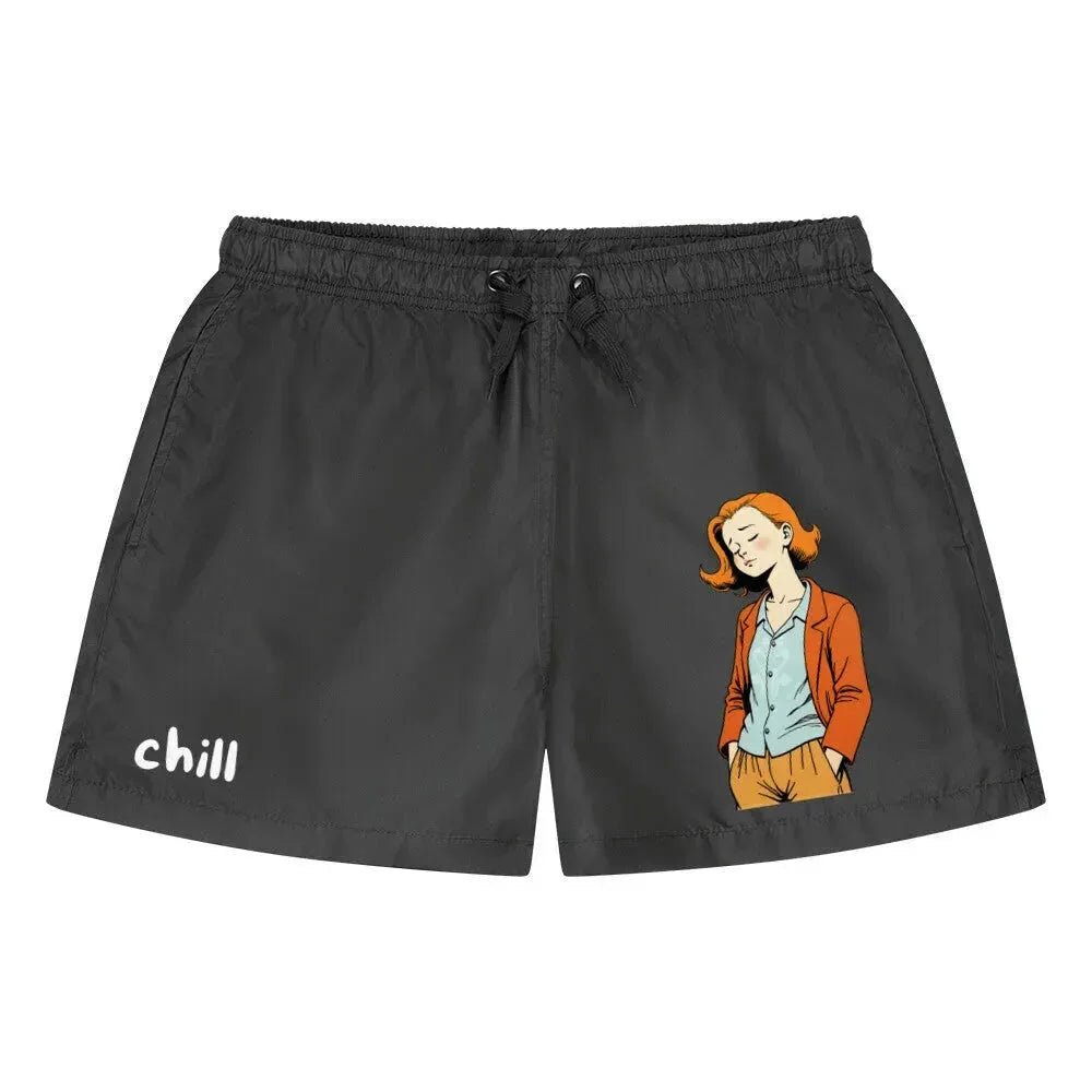 Badehose "chill", verschiedene Ausführungen - Schwarz - flyliving