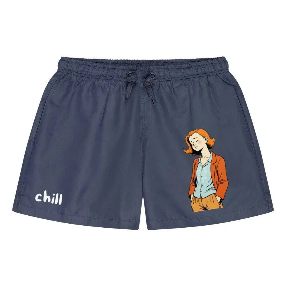 Badehose "chill", verschiedene Ausführungen - Marineblau - flyliving