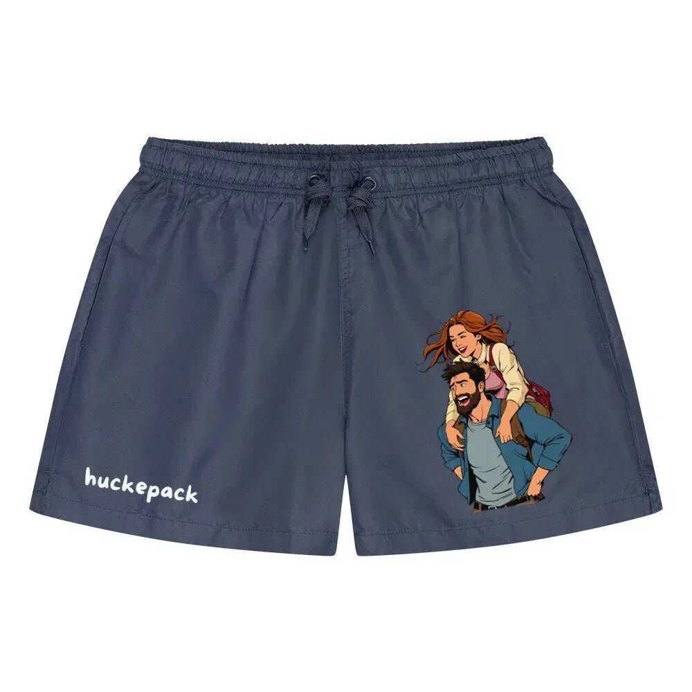 Badehose "huckepack", verschiedene Ausführung - Marineblau - flyliving