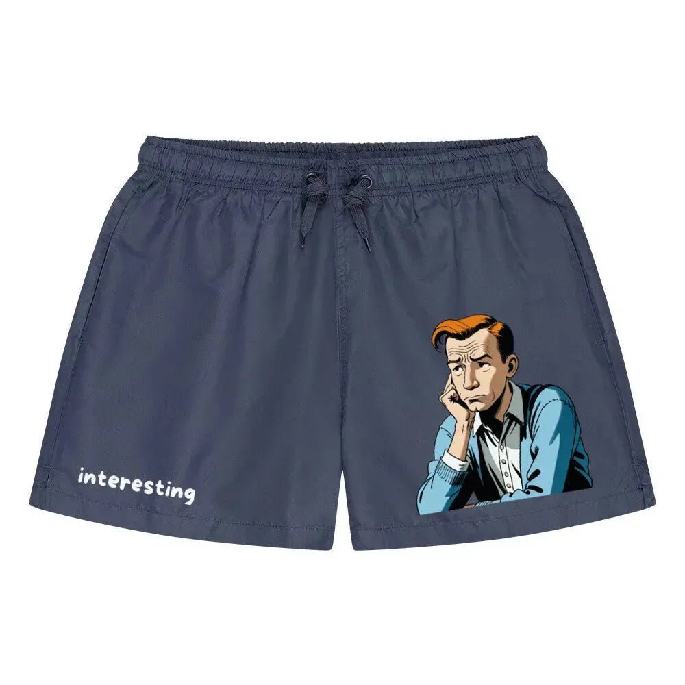 Badehose "interesting", verschiedene Ausführungen - Marineblau - flyliving