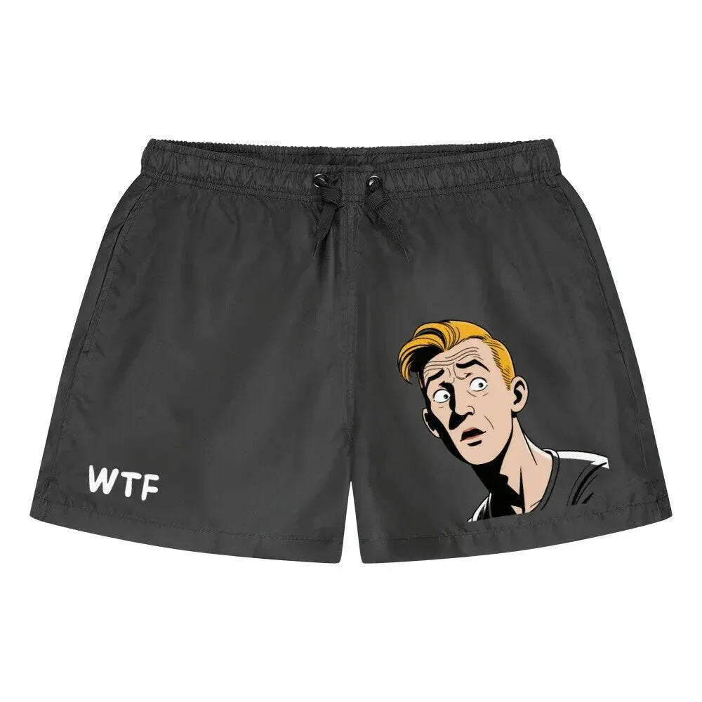 Badehose "WT...", verschiedene Ausführungen - Schwarz - flyliving