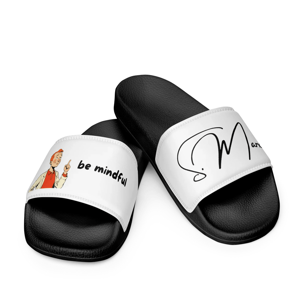 Badelatschen "be mindful" für Männer - Slippers - flyliving