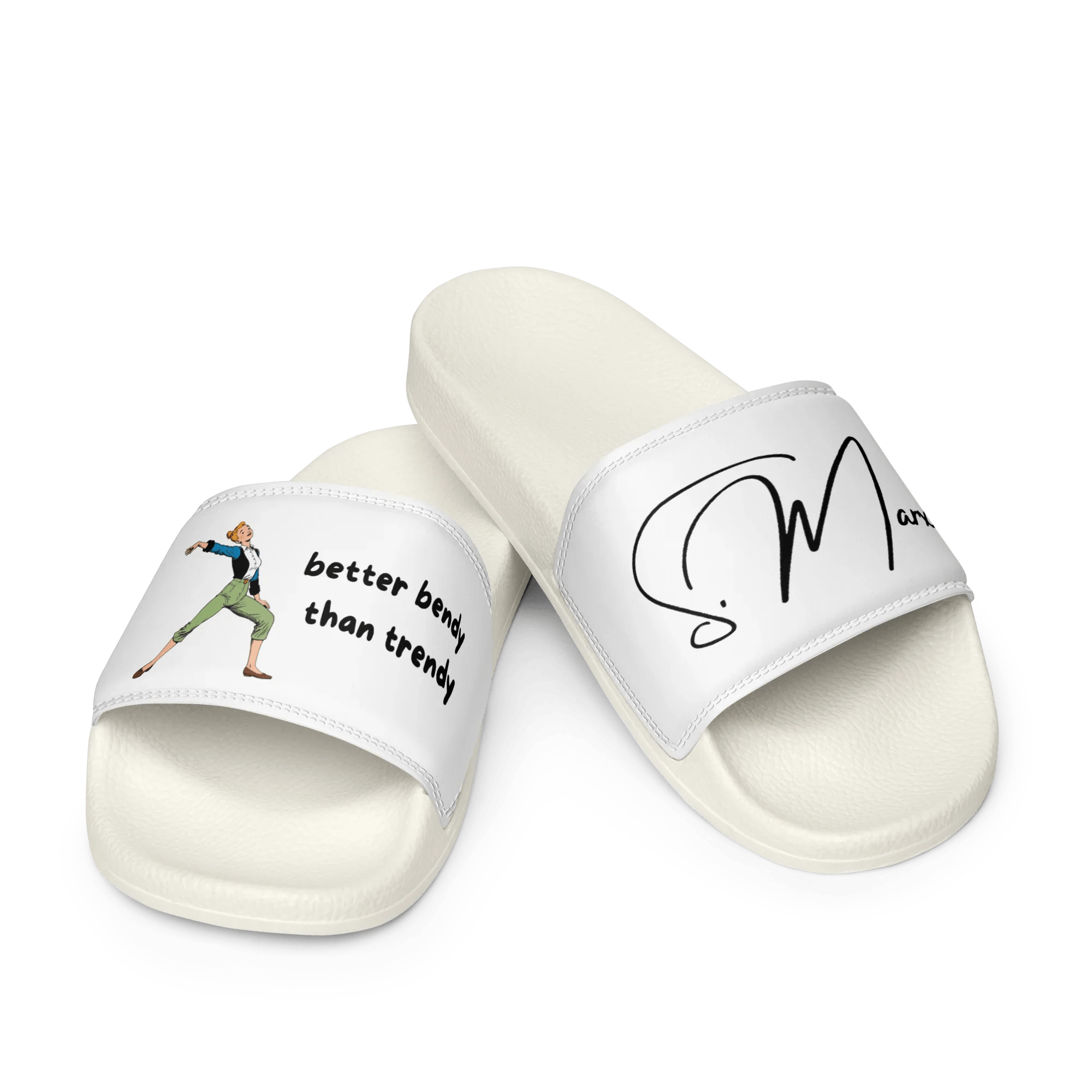 Badelatschen "better bendy than trendy" für Frauen - Slippers - flyliving