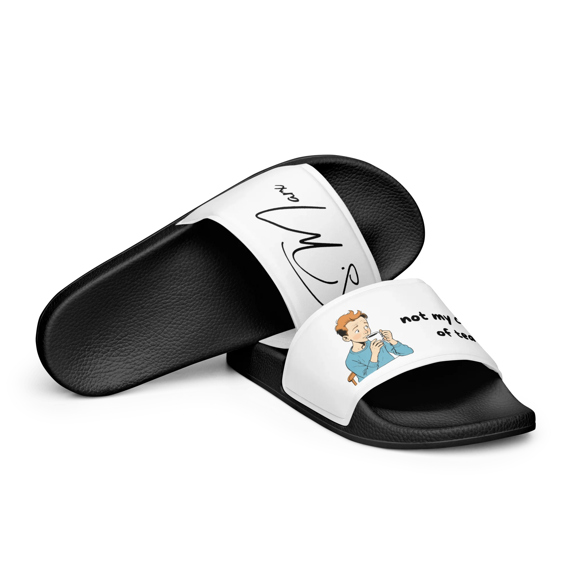 Badelatschen "not my cup of tea" für Frauen - Slippers - flyliving