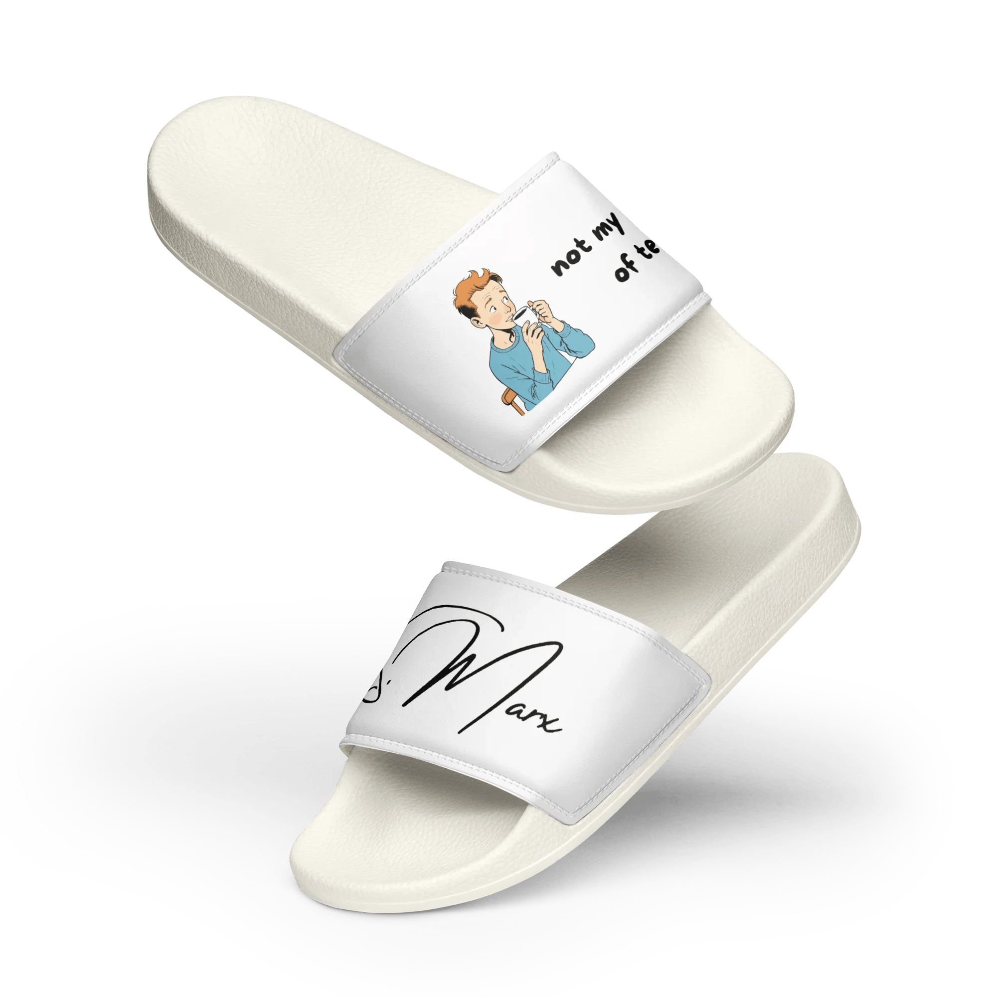 Badelatschen "not my cup of tea" für Männer - Slippers - flyliving