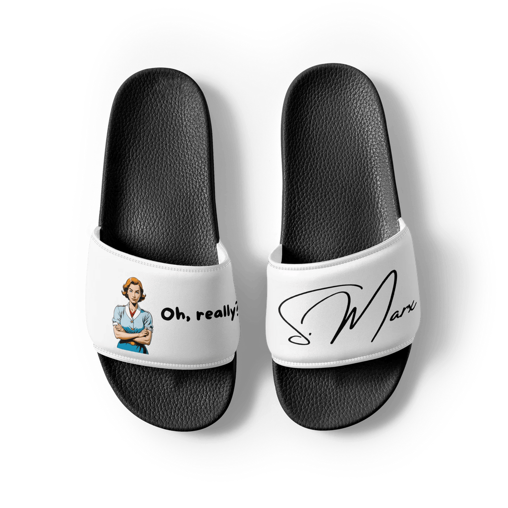 Badelatschen "oh, really?" für Frauen - Slippers - flyliving