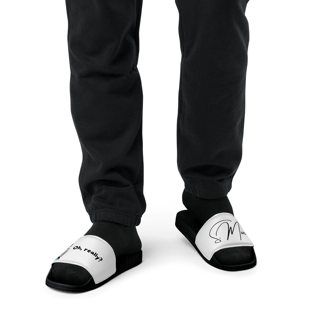 Badelatschen "oh, really?" für Männer - Slippers - flyliving