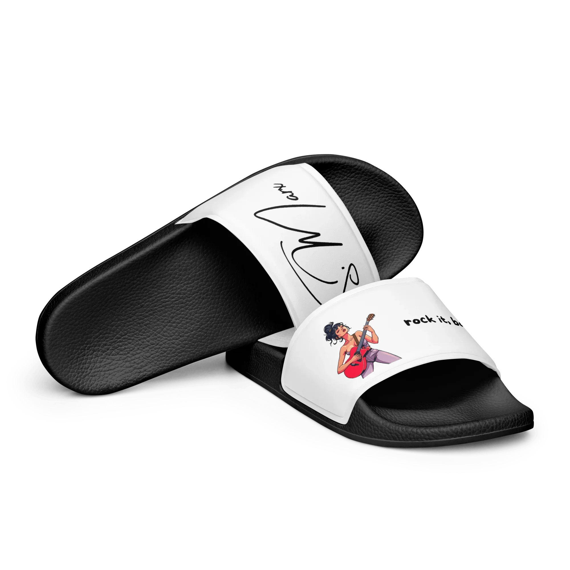 Badelatschen "rock it, baby!" für Frauen - Slippers - flyliving