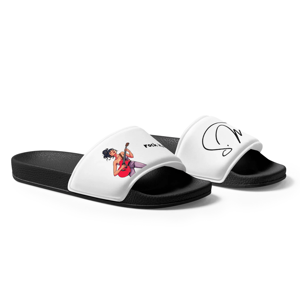 Badelatschen "rock it, baby!" für Frauen - Slippers - flyliving