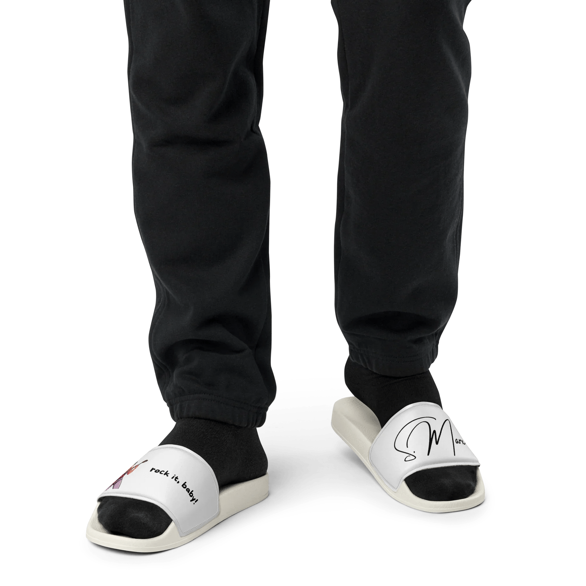 Badelatschen "rock it, baby!" für Männer - Slippers - flyliving