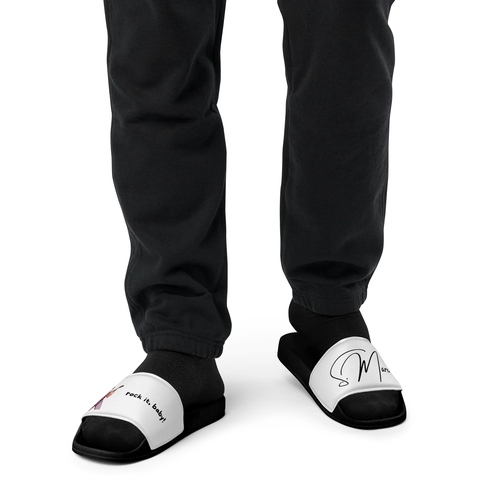 Badelatschen "rock it, baby!" für Männer - Slippers - flyliving