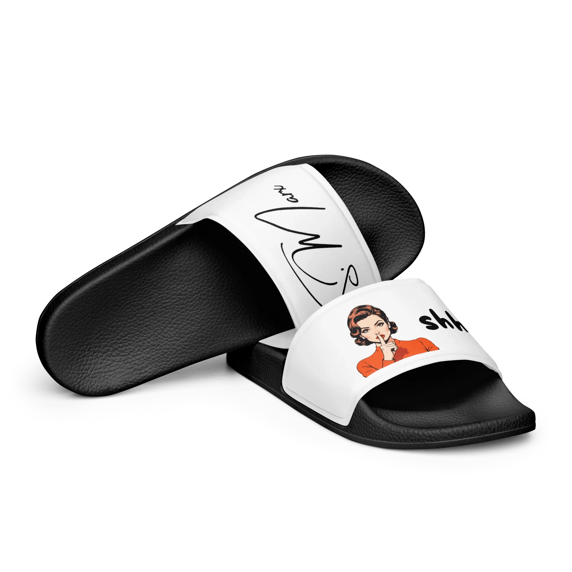 Badelatschen "shhh" für Frauen - Slippers - flyliving