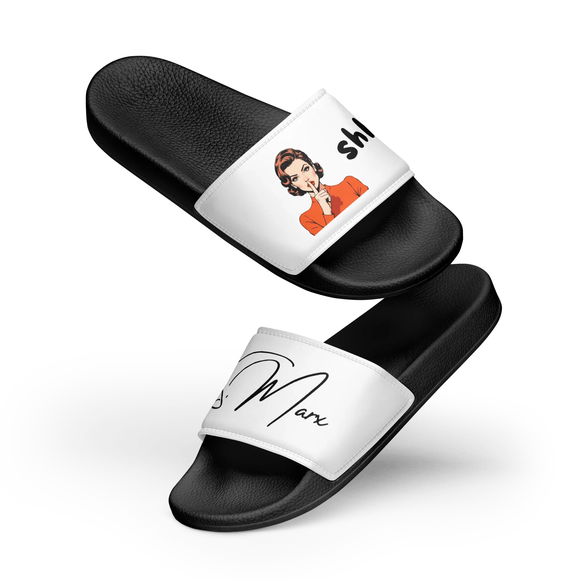 Badelatschen "shhh" für Frauen - Slippers - flyliving