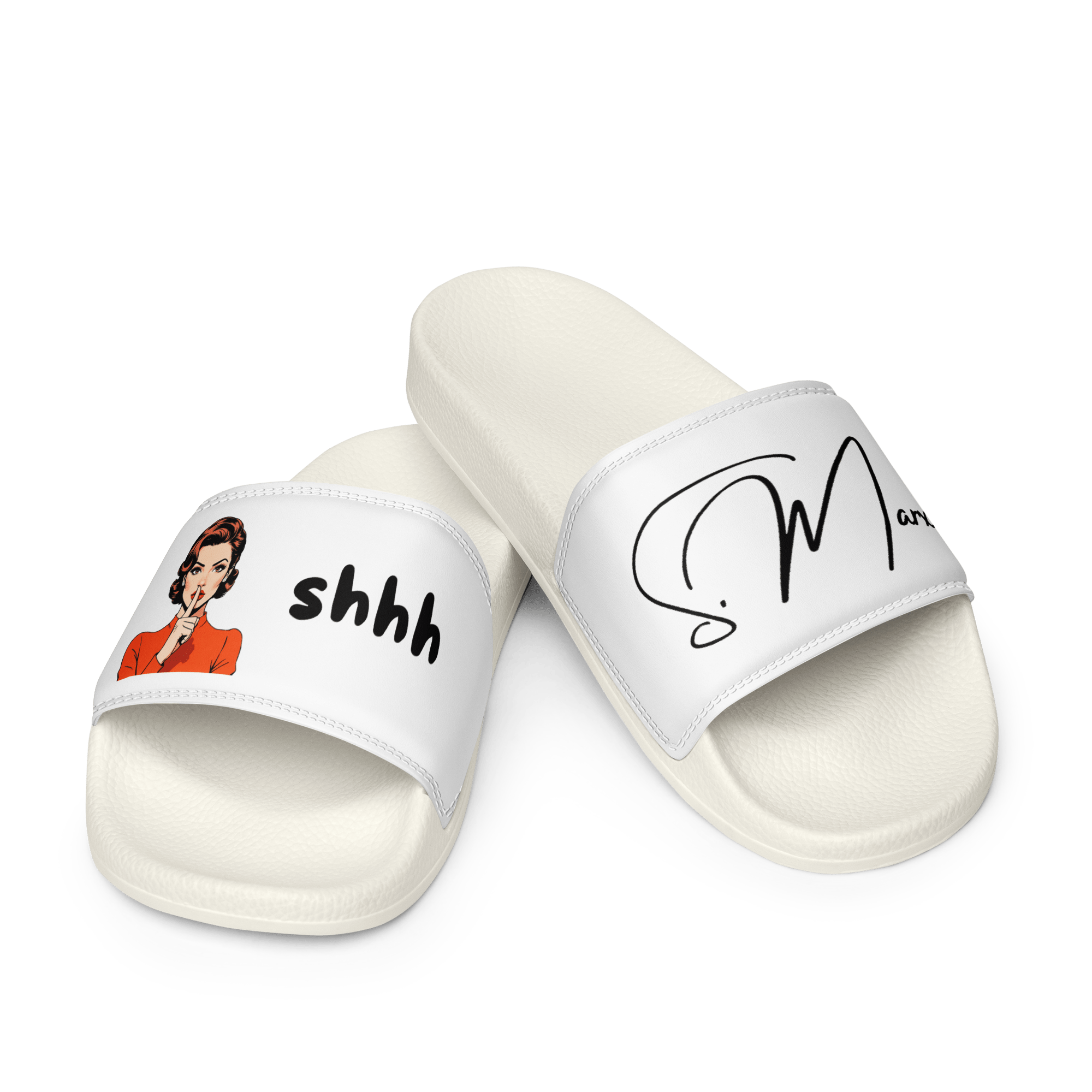Badelatschen "shhh" für Männer - Slippers - flyliving