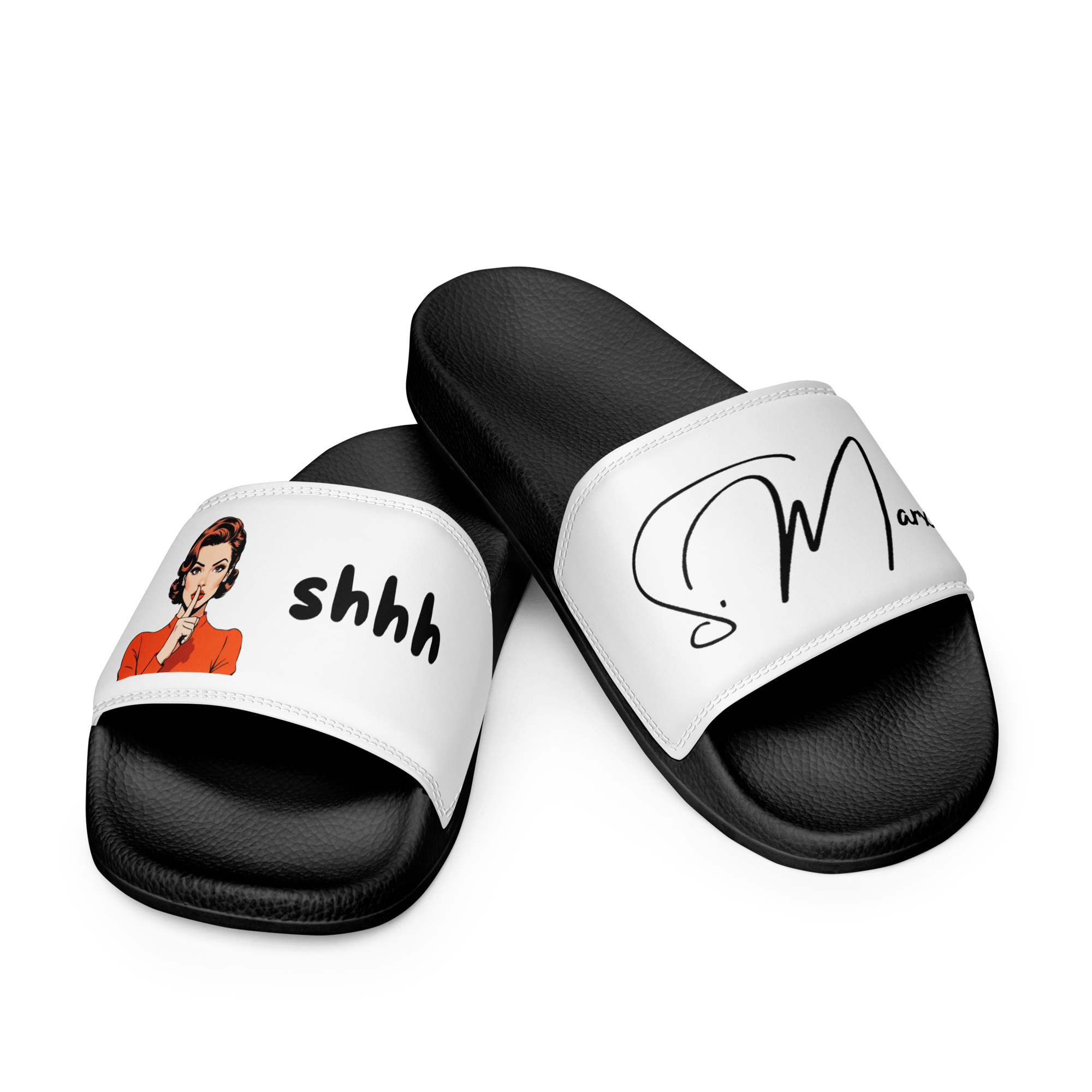 Badelatschen "shhh" für Männer - Slippers - flyliving