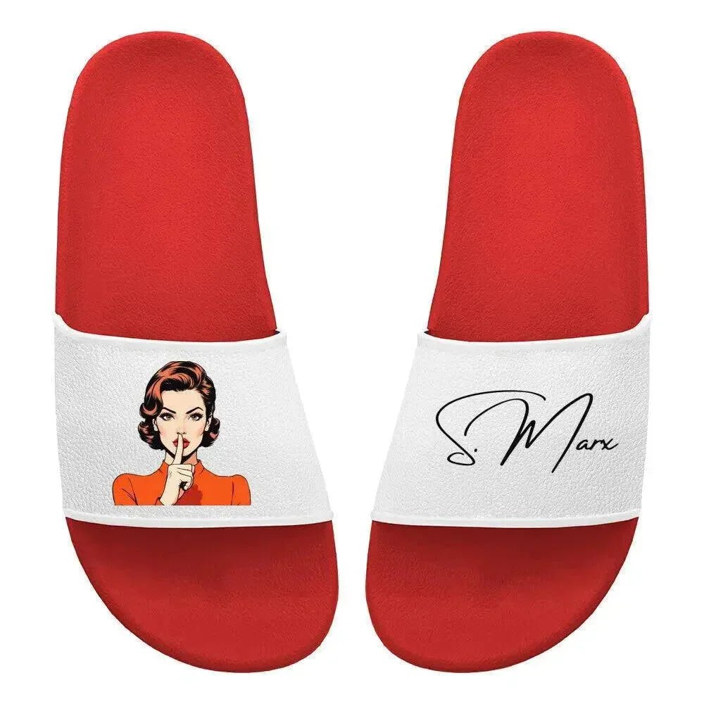 Badelatschen "shhh" - Slippers - flyliving