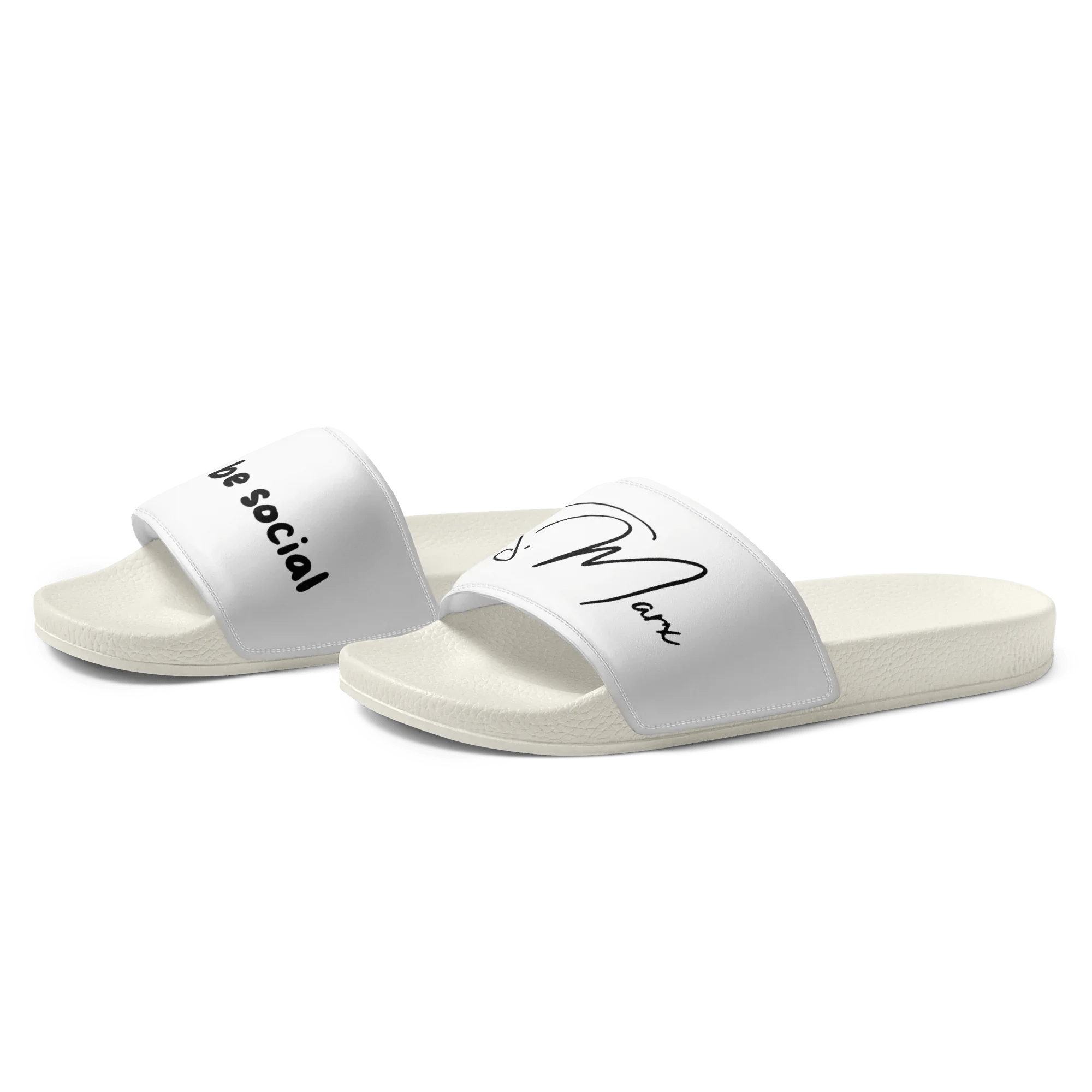 Badeschlappen "be social" für Frauen - Slippers - flyliving