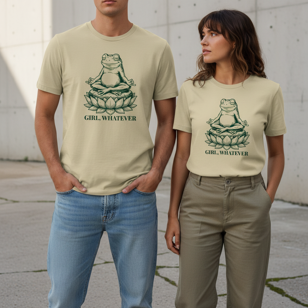 Sarkastisches Frosch T-Shirt – Gesellschaftskritisches Humor Design