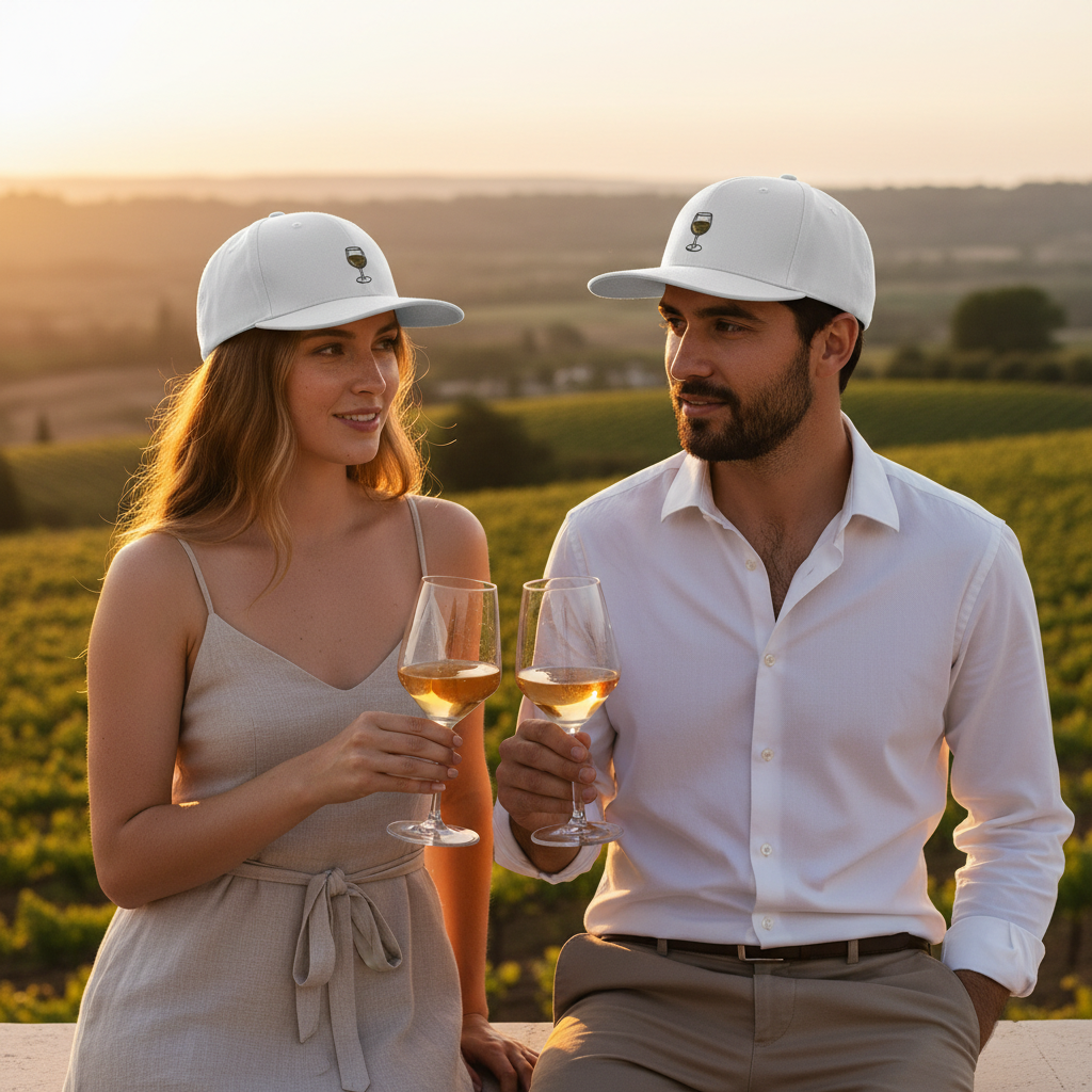 Cocktail Snapback Cap - Lustige Bestickte Cappy mit Drinks