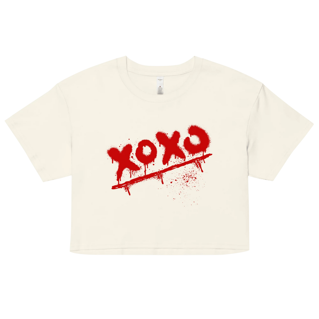 Damen - Crop - Top "xoxo" - Crop - Top - flyliving