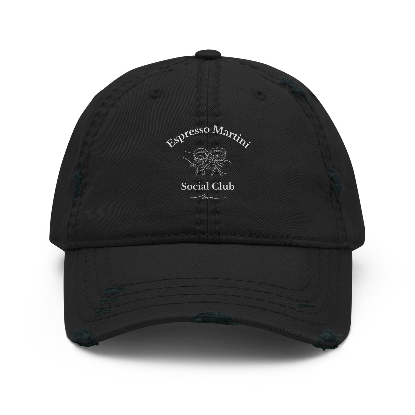 Dad-Hat „Espresso Martini Social Club“ | Cap im Used-Look