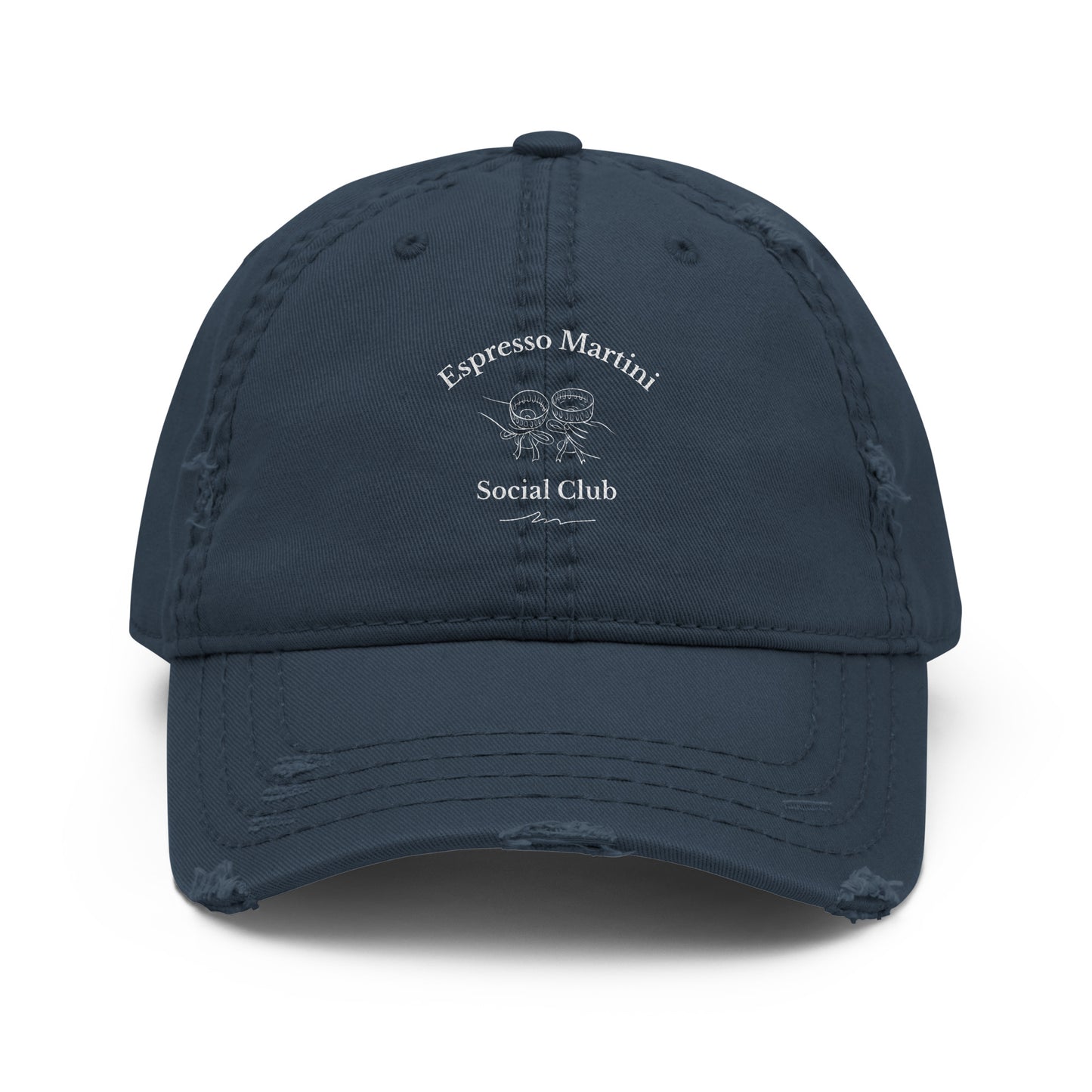 Dad-Hat „Espresso Martini Social Club“ | Cap im Used-Look
